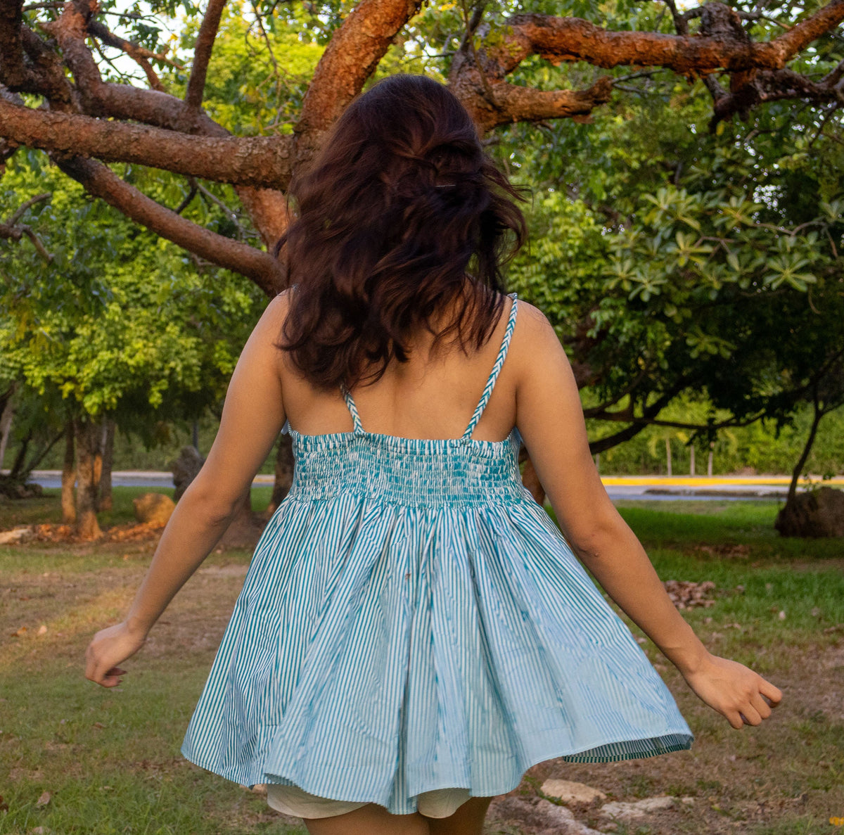 Blusa Rayas Azules