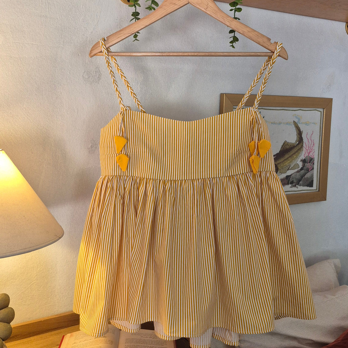 Blusa Rayas Naranja