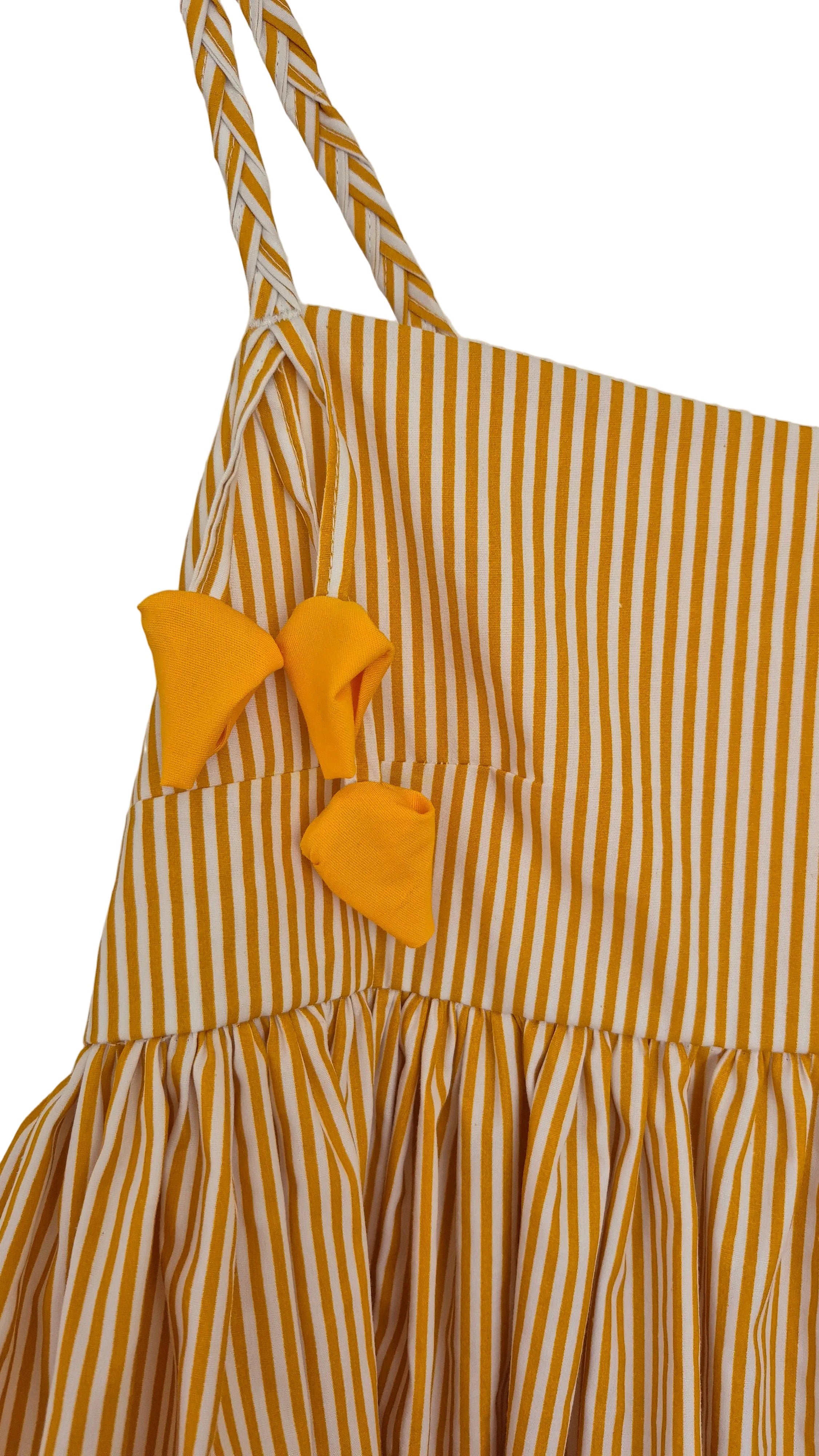 Blusa Rayas Naranja