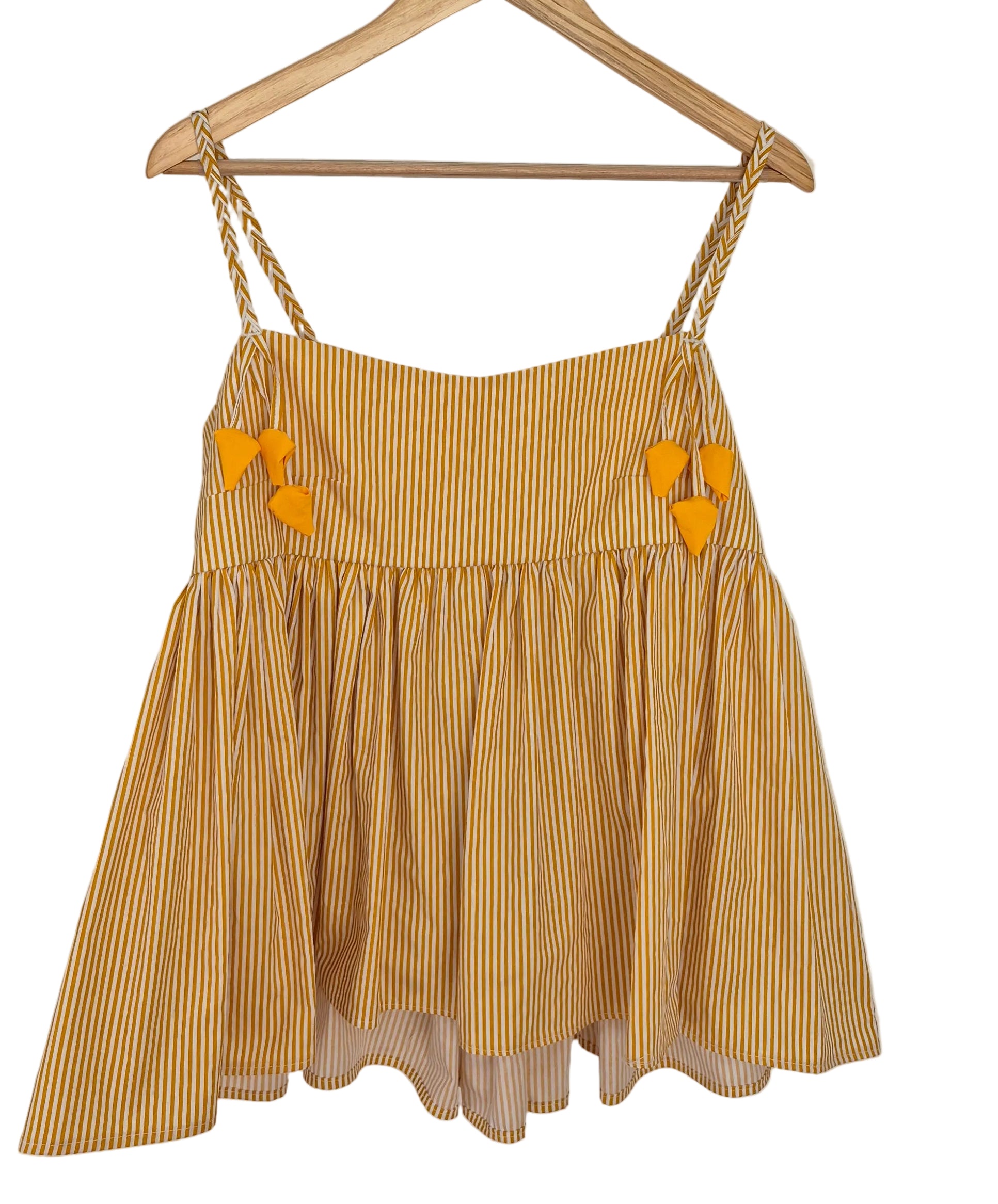 Blusa Rayas Naranja